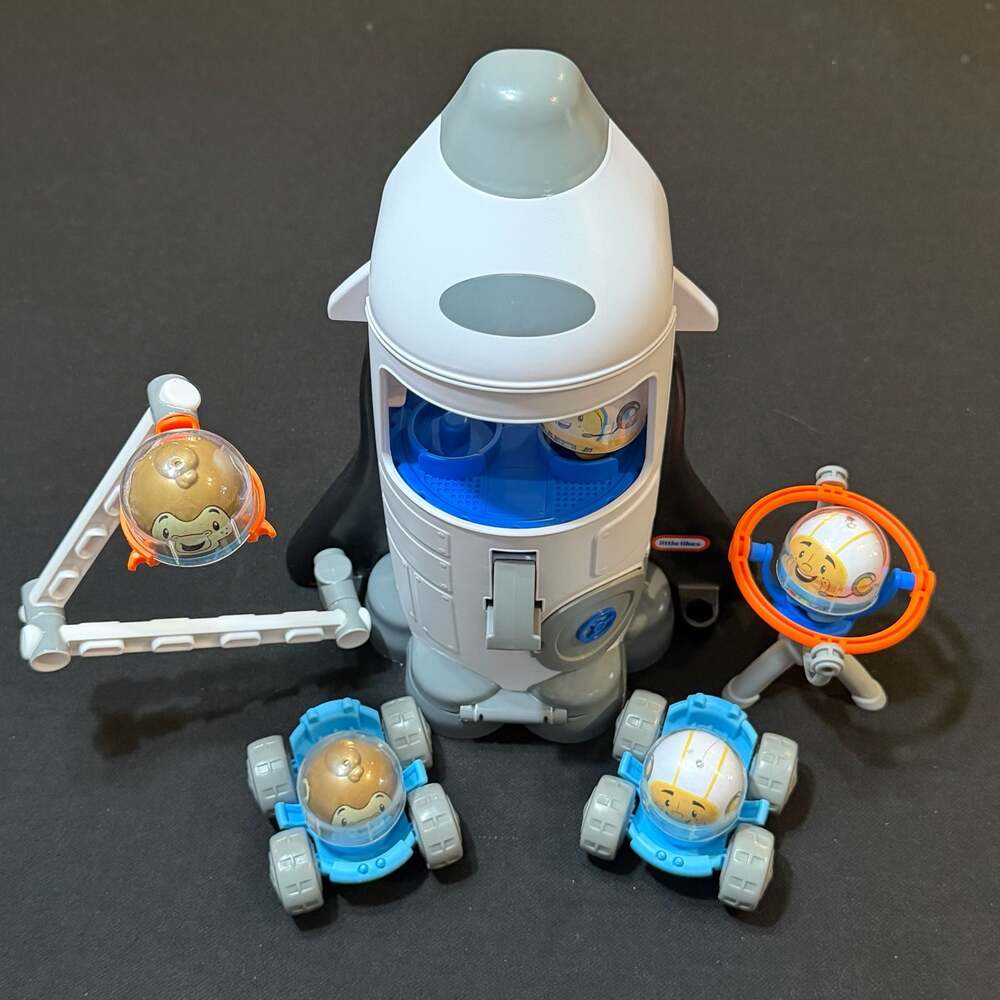 Little Tikes Toddle Tots Launch Time Rocket Space Shuttle 5 Characters